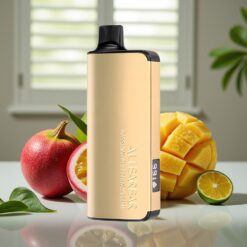 Alibarbar Ingot 9000 Puffs Engangs E-cigaret med Passionfrugt Mango Lime – 22ml, 2350mAh, 9000 Puffs