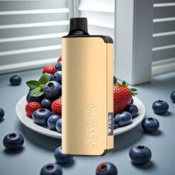 Alibarbar Ingot 9000 Puffs Engangsdamper Blåbær Smag – 22ml E-væske, 2350mAh, 9000 Puffs