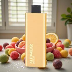 Alibarbar Pandora 7000 Puffs Engangs E-vape (17 ml, 1.0 Ω, 18 Smagsvarianter) - Skittles