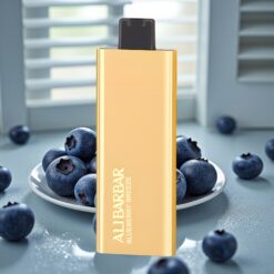 Alibarbar Pandora 7000 Puffs Engangsdamp Blåbær Brise – 7000 Puffs, 17 ml, 1.0 Ω