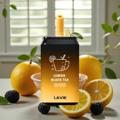 LAVIE Aurora 11000 Puffs - 0% / 2% / 5% Nikotin, 22ML, 650mAh, Type C - Citronsort Te