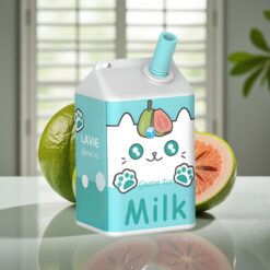 LAVIE Milk 7000 Puffs Engangsdamp Guava Is - 16ML, 600mAh, Type C