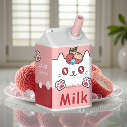 LAVIE Milk 7000 Puffs Engangsdamp Litchi Is – 16ML, 600mAh, Type C