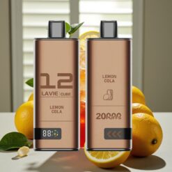 Lavie Cube 20000 Puffs Engangsdamp Citron Cola – 28ML, 2%/5% Salt Nicotine, Type C