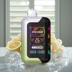 SMOK SPACEMAN SP40000 Zero Nikotin Disposable - 20ml, 0mg, 1000mAh, Type-C, 40000 puff, Hvid Drueis