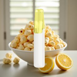 Snowplus Dash 4000 Puffs Disposable Device Vaniljepopcorn – 7,5 ml e-væske, 530 mAh batteri, keramisk fordamper