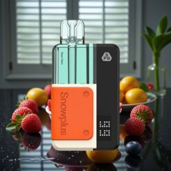 Snowplus Swift 5000 Puffs Prefilled Pod Kit Neon Regn – 1000 mAh, 2+10 ml, Dual Mesh