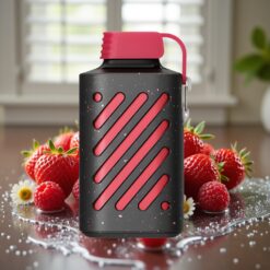VOZOL GEAR 10000 Engangs Vape Jordbær Hindbær – 10000 Pust, 30 Smagsvarianter, 20 ml E-væske, 500mAh Batteri