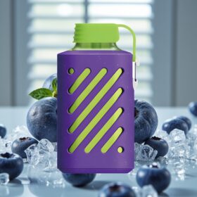 VOZOL GEAR 10000 Engangsdamp Blåbær Is - 10000 Puffs, 30 Smag, VAMT Mesh Coil, 65% PCR Materialer