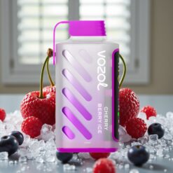 VOZOL Gear Power 20000 Puffs Cherry Bær Is med S.i.L.C. Tech, Dual Mesh Coil, 20mL, 5% Nikotin