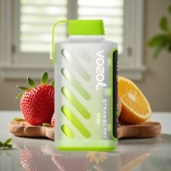 VOZOL Gear Power 20000 Puffs Engangsdamp Jordbær Kiwi med 20mL, 5% Nikotin, Dual Mesh Coil