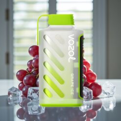 VOZOL Gear Power 20000 Puffs Engangsdamp Vindrue Is med S.i.L.C. Tech, 20mL, Dual Mesh Coil