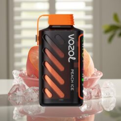 VOZOL Gear Power 20000 Puffs - Fersken Is - 20mL, 50mg, Dual Mesh Coil, Full Screen Display