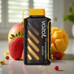VOZOL Gear Power 20000 Puffs - Jordbær Mango - 20mL, 5% Nikotin, Full Screen Display, Dual Mesh Coil