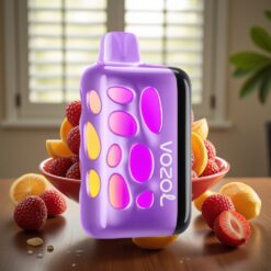 VOZOL RAVE 40000 Engangsdamp – 270 Graders Glødende Design, Beat-Synket Festtilstand, 80% Opladning på 20 Min, 20/50mg/ml Nikotin