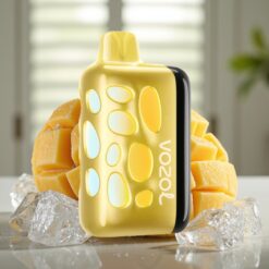 VOZOL RAVE 40000 Engangsdamp Mango Is - 270° Glødende Design, Beat-Synket Festtilstand, 80% Opladning på 20 Min