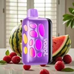 VOZOL RAVE 40000 Engangsdamp Vandmelon Razz Rancher - 1000mAh Batteri, 20/50mg/ml Nikotin, 80% Opladning på 20 Min