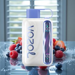 VOZOL STAR 40000 Engangs Vape Blå Hindbær Is – 1000mAh, 20/50mg/ml, Type-C