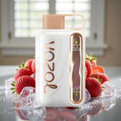 VOZOL STAR 40000 Engangsdamp Jordbær Is – 1000mAh, 20/50mg/ml, Type-C