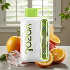 VOZOL STAR 40000 Puffs Engangsdamp Sur Æble Is – 1000mAh, 20/50mg/ml, Type-C