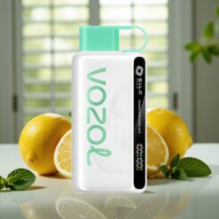 VOZOL STAR 9000/12000 Engangs Vape Citron Mynte – Omgivelsesvenlig plast, 650mAh batteri, 9000/12000 puff