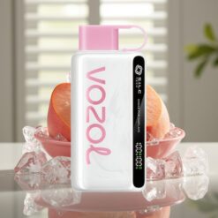 VOZOL STAR 9000/12000 Engangs Vape Fersken Is - 650mAh, 9000/12000 Pust, Genanvendt Plastik