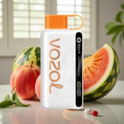 VOZOL STAR 9000/12000 Engangs Vape Fersken Mango Vandmelon – 650mAh, 0/20/50mg/ml, 30% Hurtigere Opladning, Genanvendt Plastik