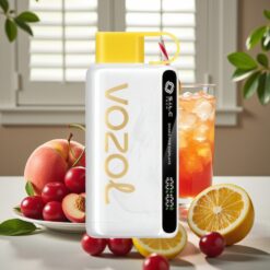VOZOL STAR 9000/12000 Engangs Vape Kirsebær Fersken Lemonade – 650mAh, Hurtig Op