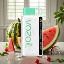 VOZOL STAR 9000/12000 Engangs Vape Vandmelon Bubblegum - 650mAh, 0/20/50mg/ml, 30% Hurtigopladning