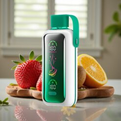 VOZOL Star 20000 Puffs - 2,2" HD-spejlskærm, Dual Mesh, 650mAh, Jordbær-Kiwi