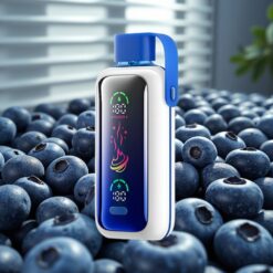 VOZOL Star 20000 Puffs Engangs-vape Blåbær Storm med 2,2" HD spejlskærm, Dual Mesh & 650mAh batteri