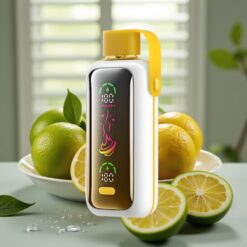VOZOL Star 20000 Puffs Engangs-vape Citron Lime med 2,2" HD-spejlskærm, Dual Mesh, 650mAh batteri