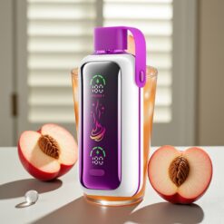 VOZOL Star 20000 Puffs Vandpib med Fersken Is – 2,2" HD spejlskærm, Dual Mesh, 650mAh