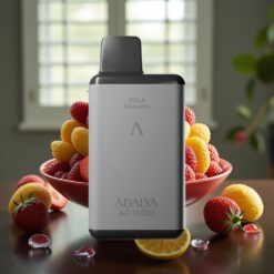 Adalya AD 10000 Puffs Engangs Vape - Rumgrå, 14 ml e-væske, 2% nikotin, opladningsbar USB-C