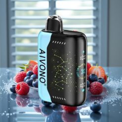 Aivono AIM BOOM 25000 Puffs 0%/2%/3%/5% Nikotin 28ml E-Liquid 650mAh Blå Hindbær Is