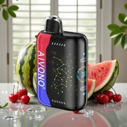 Aivono AIM BOOM 25000 Puffs - 0%/2%/3%/5% Nikotin, 28ml E-Liquid, 650mAh, Isvandmelon/Kirsebær