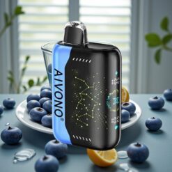Aivono AIM BOOM 25000 Puffs - 0-5% Nikotin, 28ml E-Liquid, 650mAh, Blå Rancher