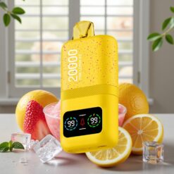 Aivono AIM MAGIC 20000 Puffs - 26ml E-liquid, 600mAh, 10 Smagsvarianter, Lyserød Citron Is