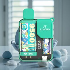 Aivono AIM-TANK 9500 Puffs – 18ml E-liquid, 650mAh Batteri, LCD-skærm, Blå Marshmallow