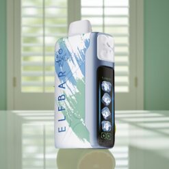 Elf Bar Ice King 40000 Puffs Disposable Vape Miami Mint – 20ml, 5% Nikotin, 850mAh Batteri, Justerbar Køling