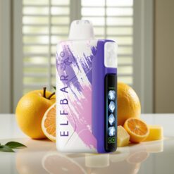 Elf Bar Ice King 40000 Puffs Disposable Vape Sure Gummibehr – 20ml E-Væske, 5% Nikotin, 850mAh Genopladelig Batteri, Justerbar Køling