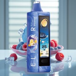 Elf Bar Planet 25000 Puffs Disposable Vape Blå Hindbær Is – 5% Nikotin, 18ml, 800mAh
