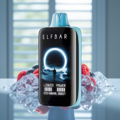 Elfbar Moonnight 40000 Puffs Blå Hindbær Is – 22ml E-Væske, 1000mAh Batteri, Type-C Opladning