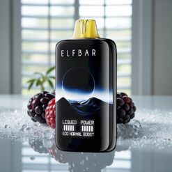 Elfbar Moonnight 40000 Puffs Sortbær Is – 22ml, 1000mAh, Type-C