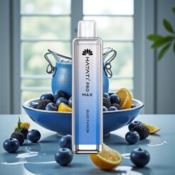 Hayati Pro Max 4000 Puffs Engangs E-cigaret Blå Fusion – 2%/5% Nikotin, 1400mAh, 2ml/10ml TPD