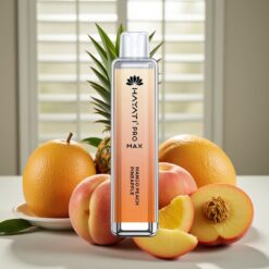 Hayati Pro Max 4000 Puffs Engangs Vape Mango Fersken Ananas – 2%/5% Nicotin, 1400mAh, 2ml Tank