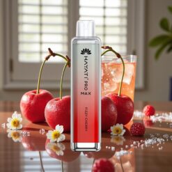 Hayati Pro Max 4000 Puffs Engangs Vape Sprudlende Kirsebær – 1400mAh, 2ml Tank, 5% Nikotin