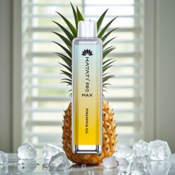 Hayati Pro Max 4000 Puffs Engangsdamp Ananas Is – 1400mAh, 5% Nikotin, 2ml Tank