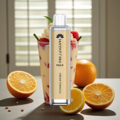 Hayati Pro Max 4000 Puffs Engangsdamp Cream Tobak – 1400mAh, 2ml/10ml, TPD-Kompatibel