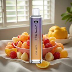 Hayati Pro Max 4000 Puffs Engangsdamp Gummibjørn – 2%/5% Nicotin, 1400mAh, 10ml Autopfyldning, TPD-Kompatibel